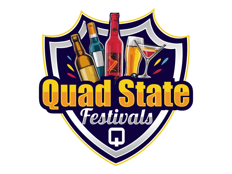 Quad State Festivals logo design by ruki