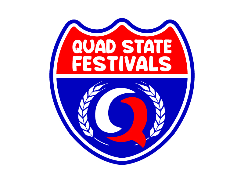 Quad State Festivals logo design by jaize