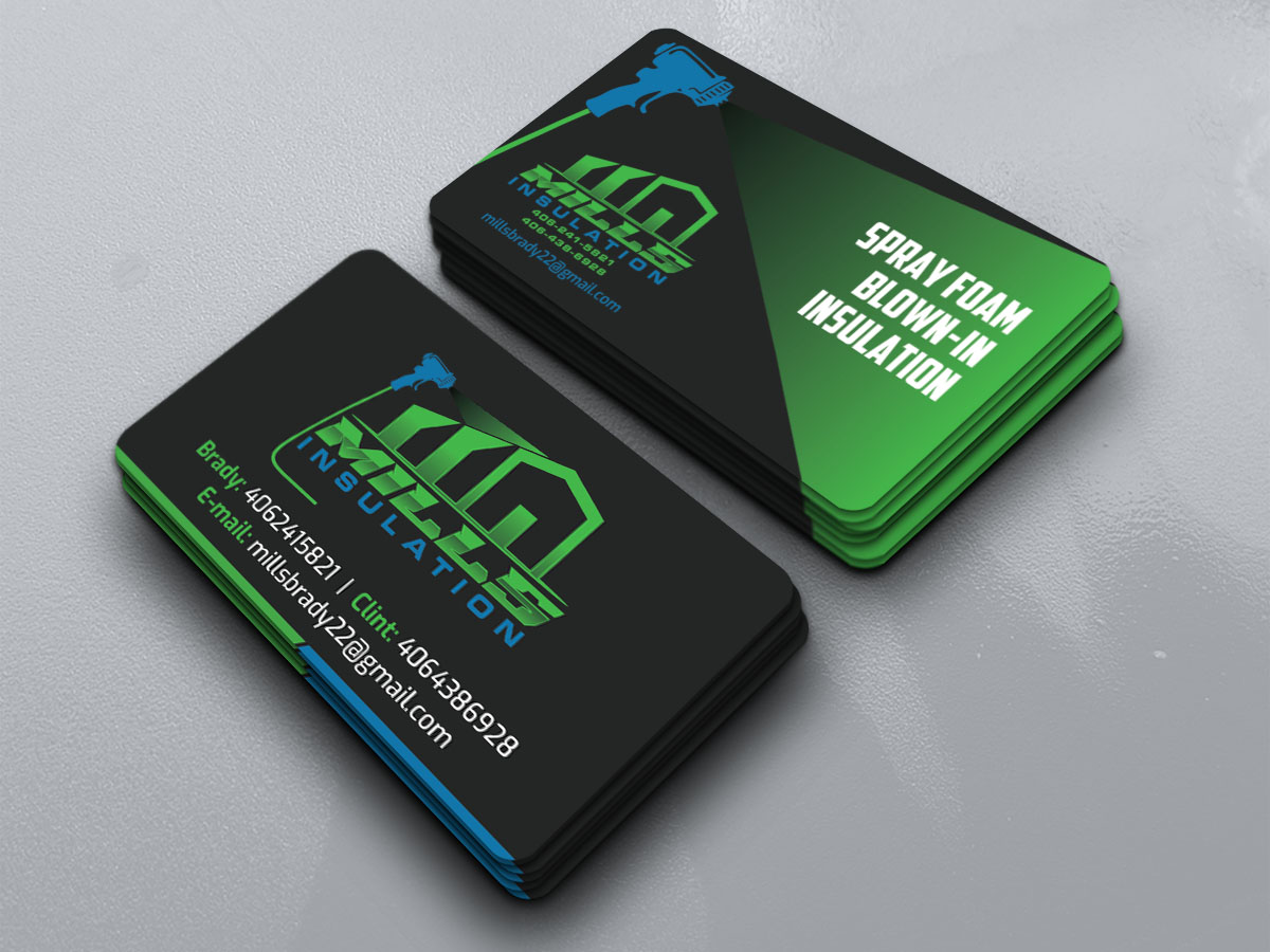 Mills insulation Logo Design