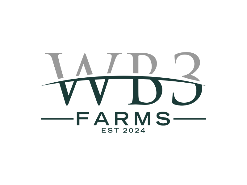 WB3 Farms logo design by Gwerth