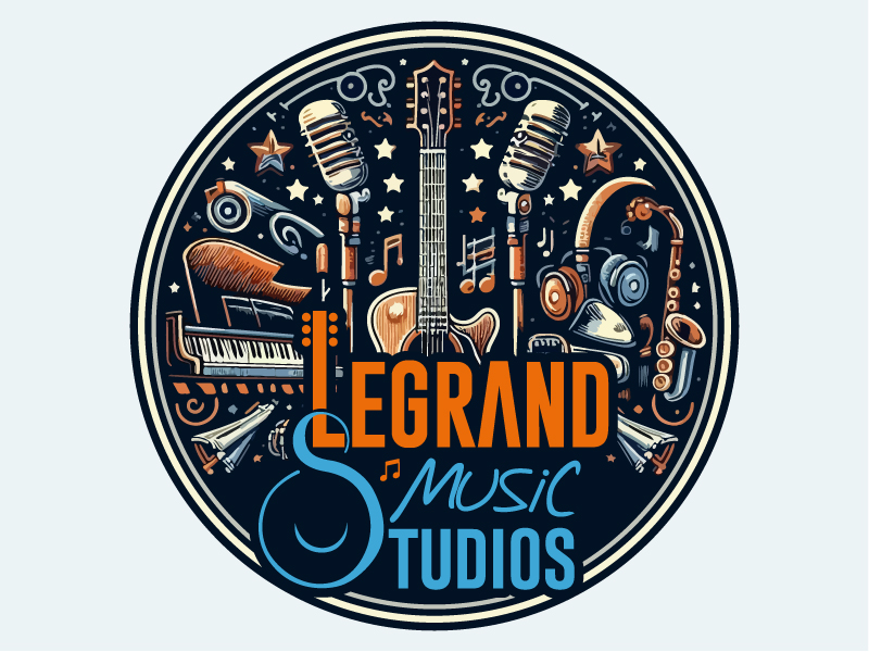LeGrand Music Studios logo design by Crushboysourav