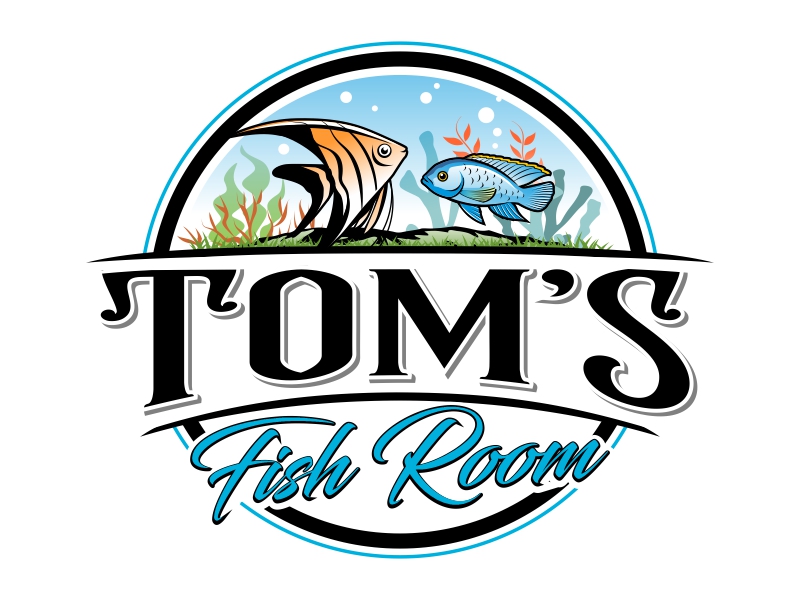 Tom’s Fishroom logo design by haze