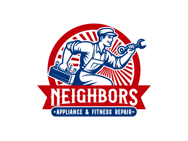 Neighbors Appliance Repair logo design by KDesigns