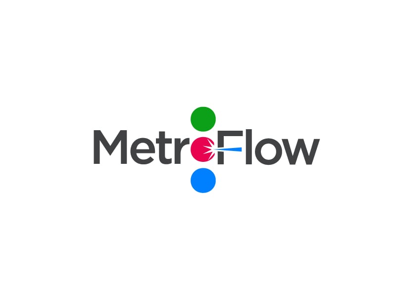 MetroFlow logo design by Foxcody