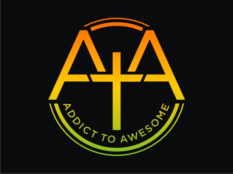 ADDICT TO AWESOME logo design by Artomoro
