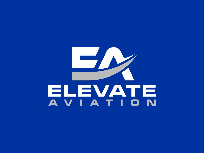 Elevate Aviation logo design by Ariza Mauliza