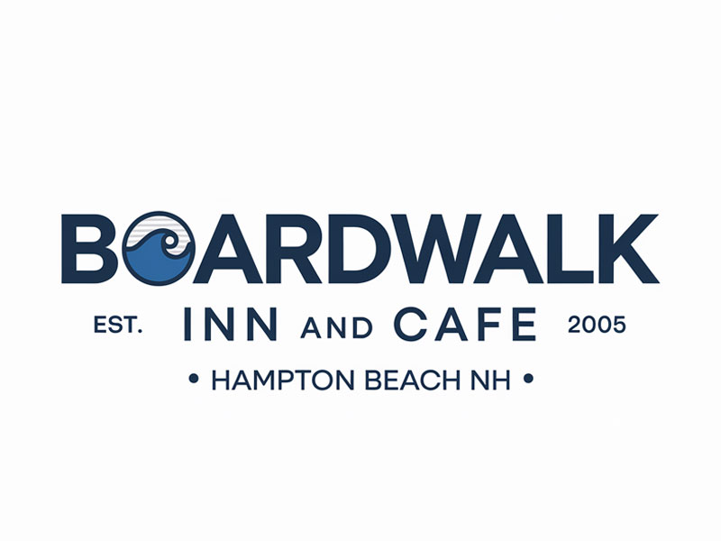 Boardwalk Inn and Cafe logo design by jandu