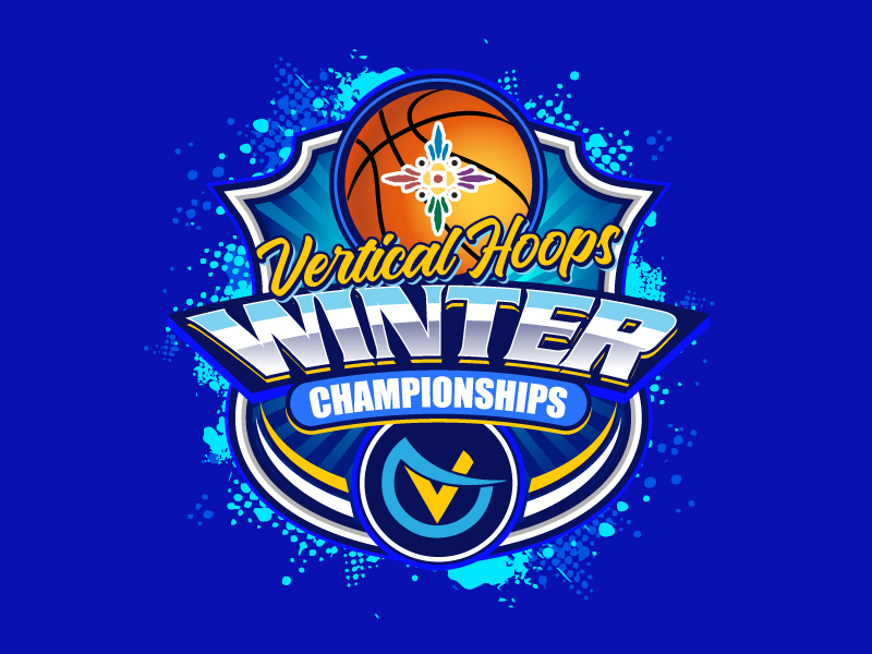 Vertical Hoops Winter Championships logo design by Koushik