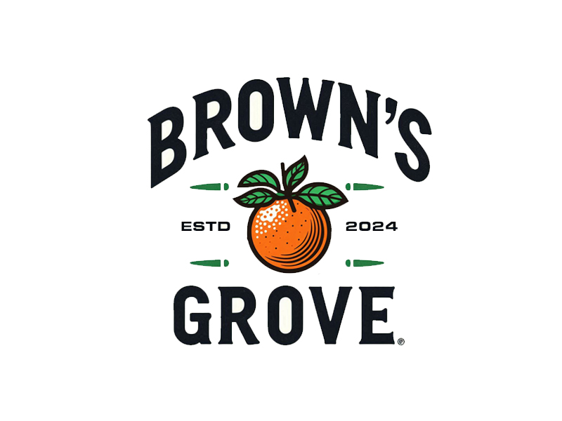 Brown's Grove logo design by Bananalicious