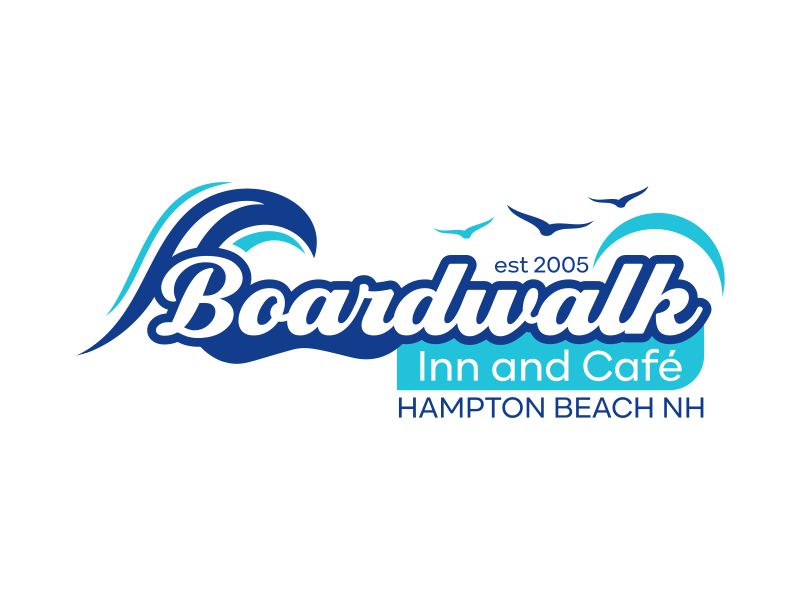 Boardwalk Inn and Cafe logo design by ingepro