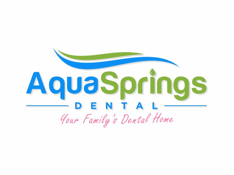 AquaSprings Dental logo design by josephira
