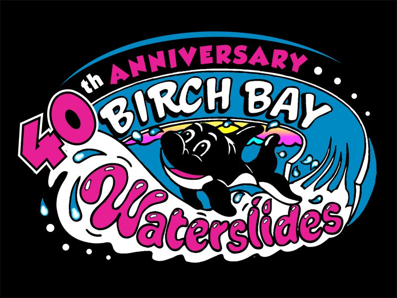 40th Anniversary Birch Bay Waterpark logo design by ingepro