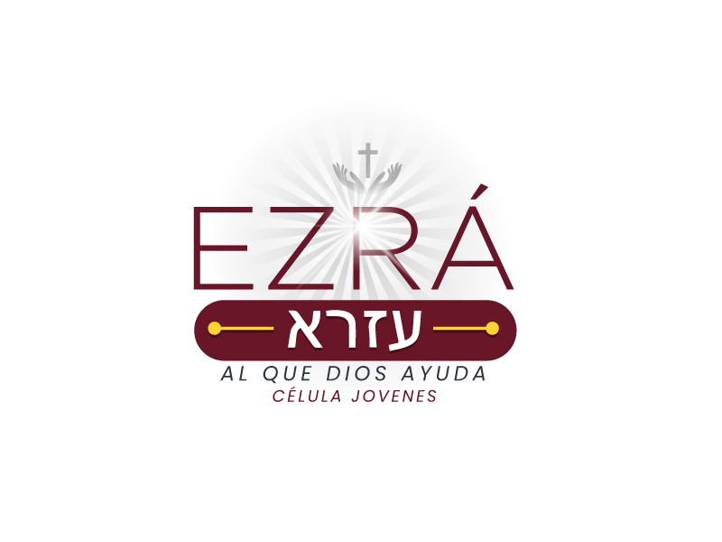Ezrá. ( also want ezrá in Hebrew) al que Dios ayuda logo design by Koushik