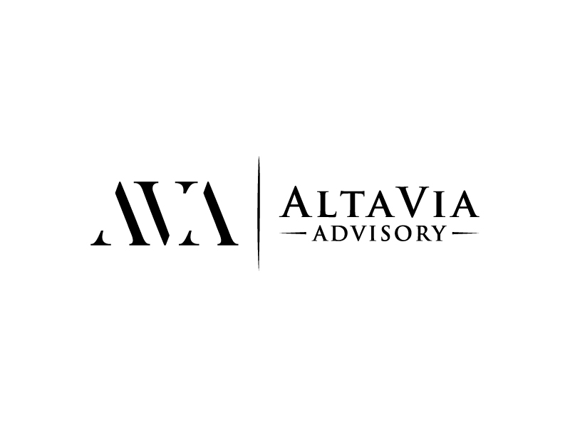 AltaVia Advisory logo design by labo
