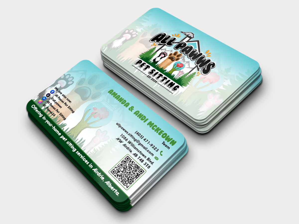 All Pawws Pet Sitting logo design by yondi