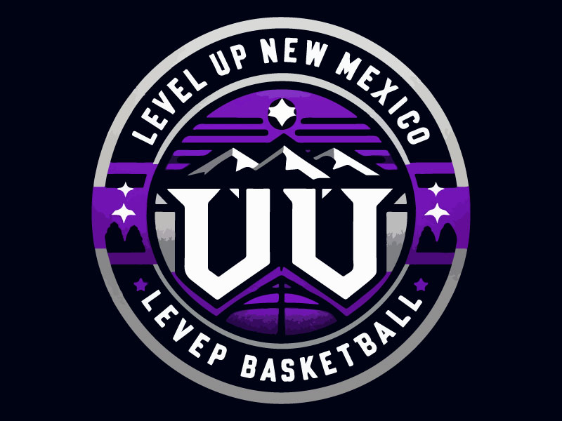 Level up New Mexico/ level up basketball logo design by Rahul Biswas