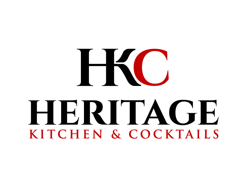 Heritage Kitchen & Cocktails  HKC logo design by jaize