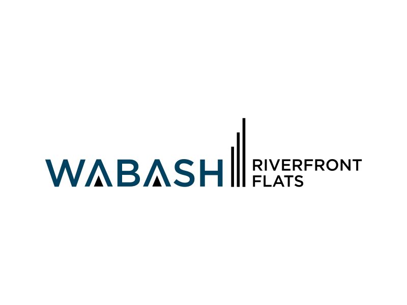 Wabash Riverfront Flats logo design by dewipadi
