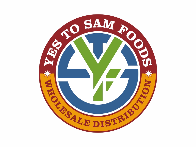Yes To Sam Foods logo design by Kruger