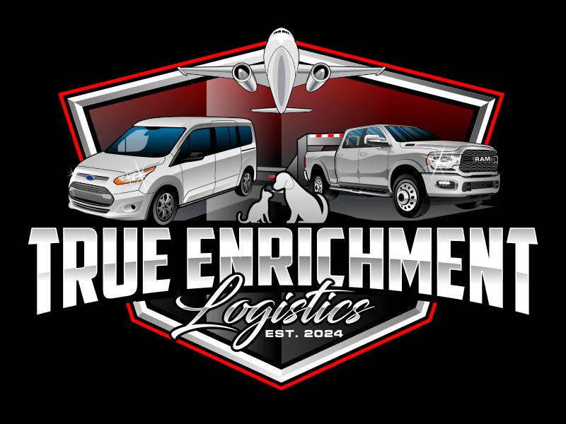 True Enrichment Logistics est. 2024 logo design by rizuki