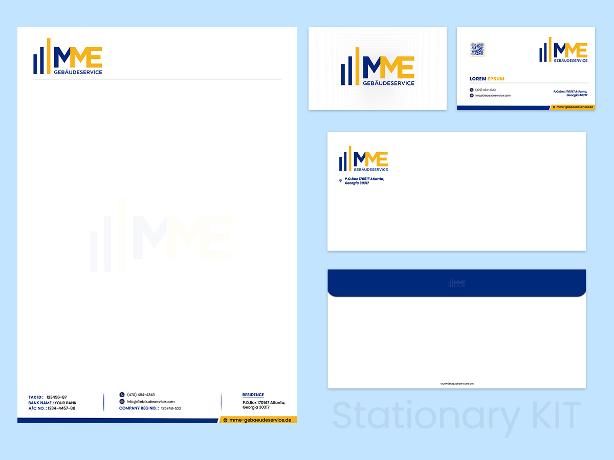 MME Gebäudeservice logo design by MastersDesigns