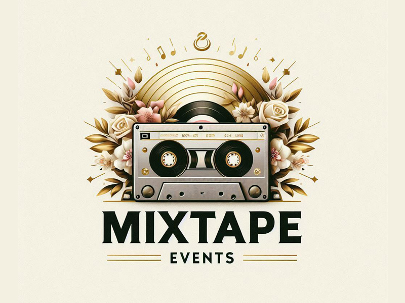 Mixtape Events logo design by Bananalicious