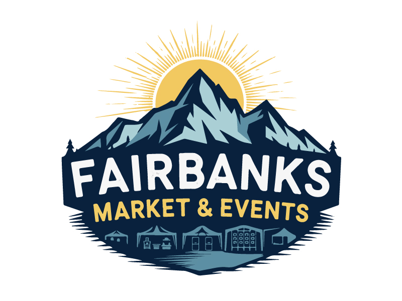 Fairbanks Market & Events logo design by Sami Ur Rab