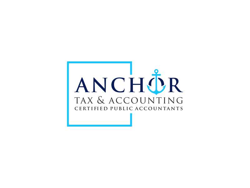 Anchor Tax & Accounting logo design by Esoula