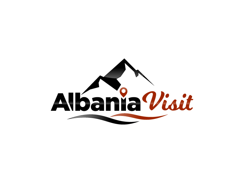Albania Visit logo design by sakarep