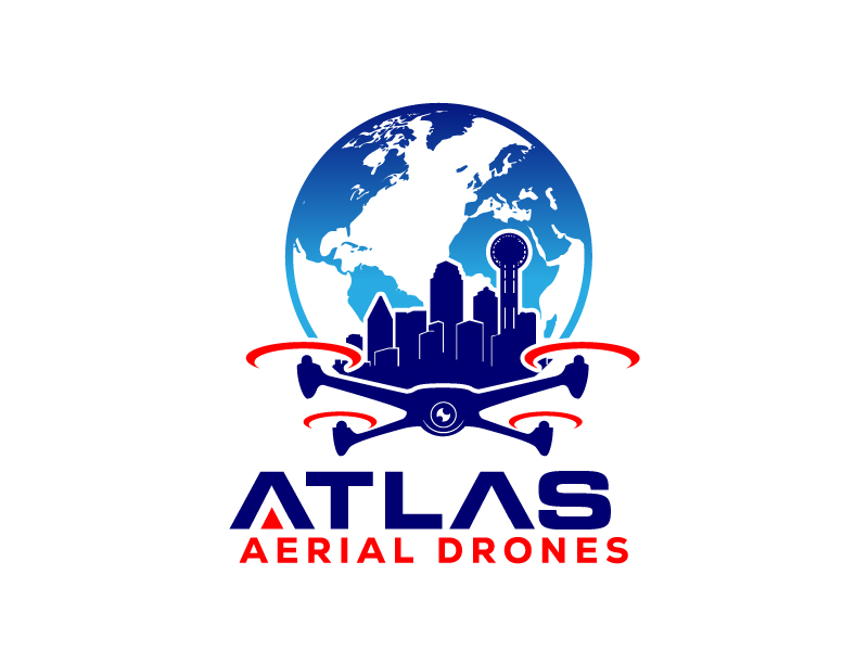 Atlas Aerial Drones logo design by jaize