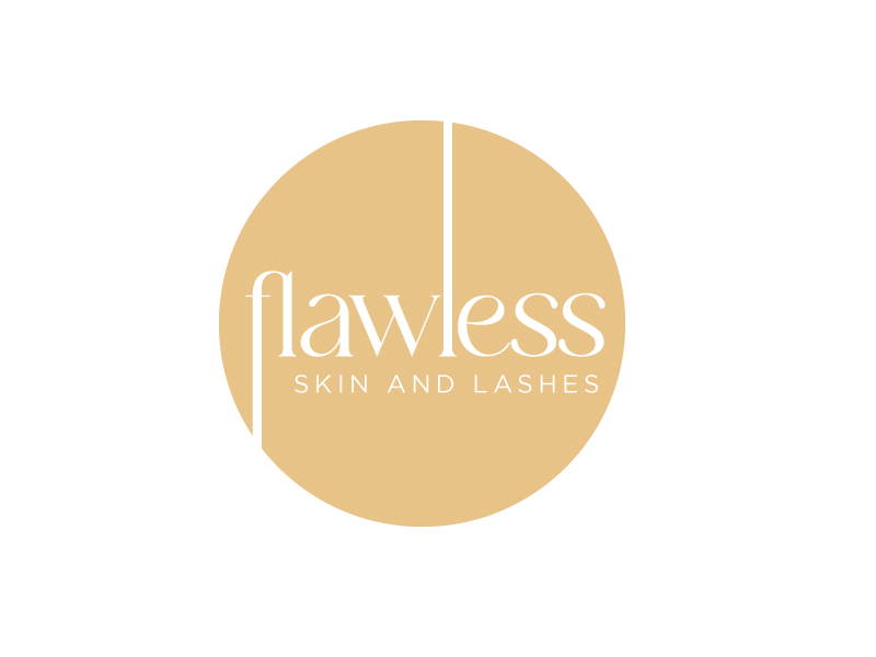 Flawless Skin and Lashes logo design by Koushik