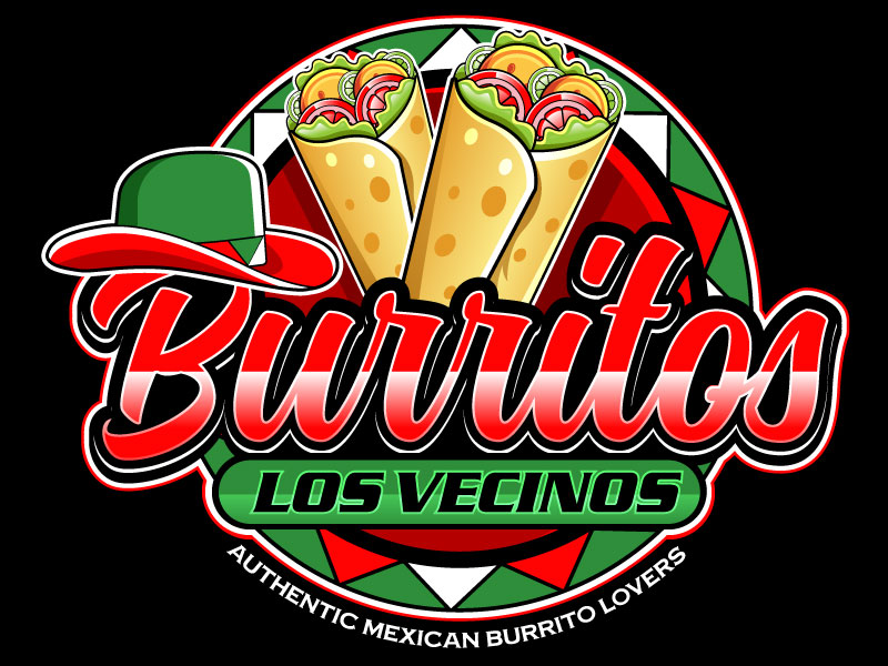 Burritos - Los Vecinos logo design by LogoQueen
