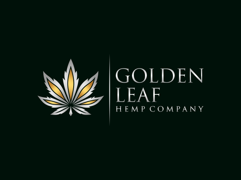 Golden Leaf Hemp Company logo design by Ariza Mauliza