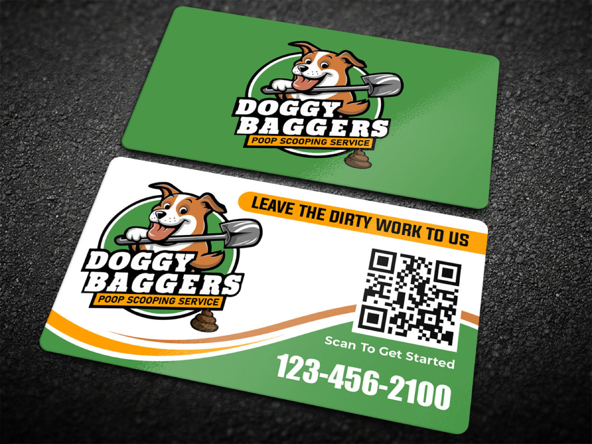 Doggy Baggers (tagline: "Poop Scooping Service" logo design by Uttam Sasmal