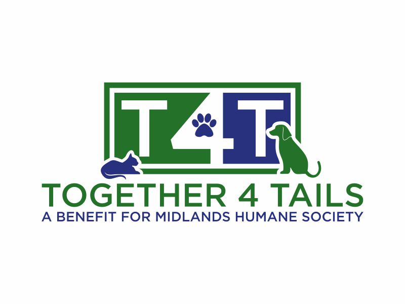 Together 4 Tails - A Benefit for Midlands Humane Society logo design by dewipadi