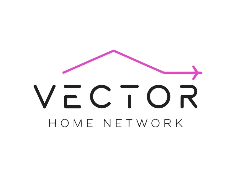 Vector Home Network logo design by iffikhan