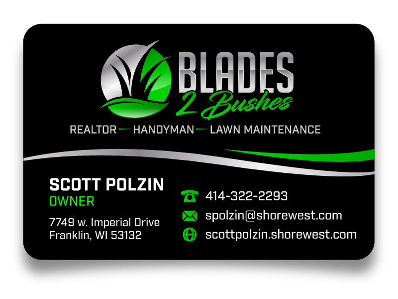 Blades2bushes logo design by jaize
