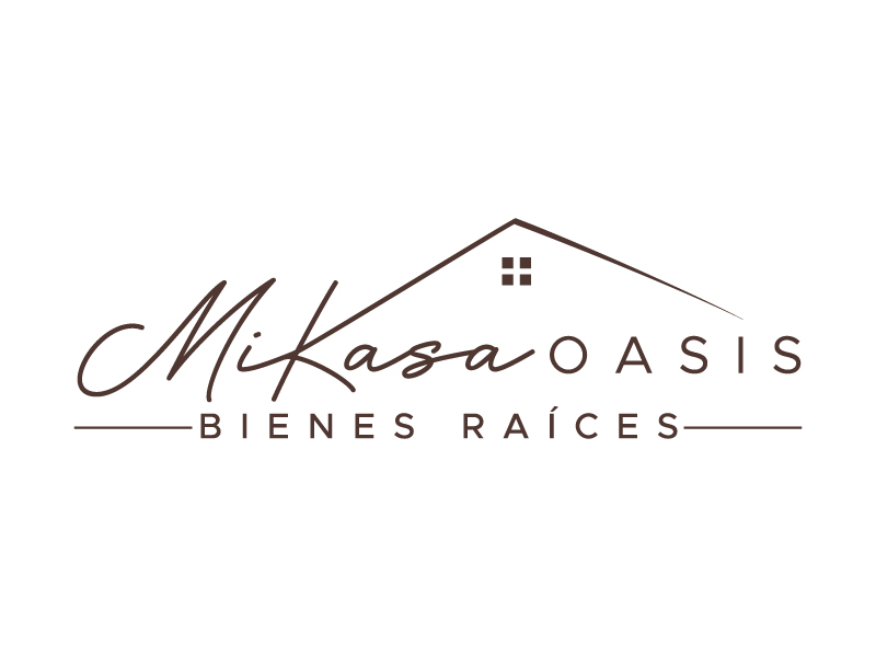 Logo for real estate company MiKasaOasis logo design by wriddhi