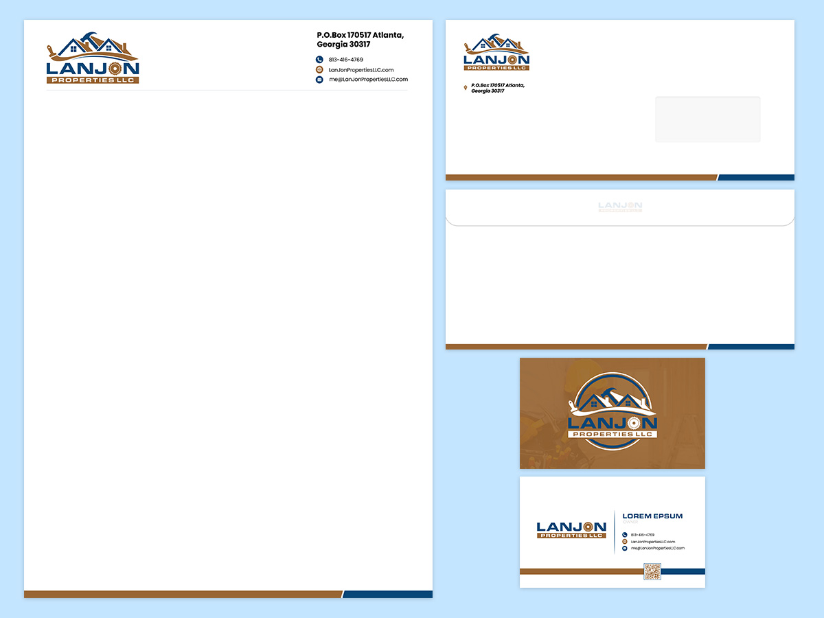 LanJon Properties, LLC logo design by MastersDesigns