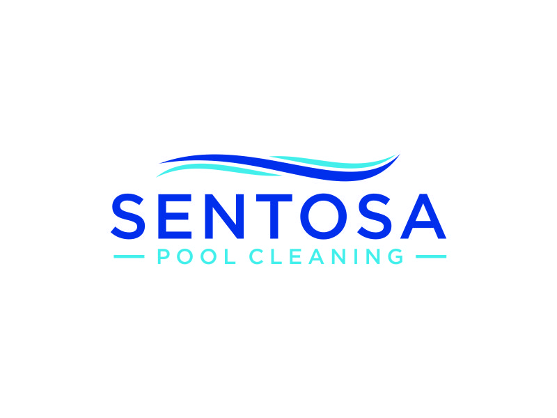 Sentosa Pool Cleaning logo design by ozenkgraphic