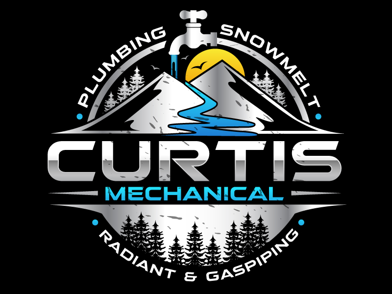 Curtis Mechanical - Plumbing, Snowmelt, Radiant & Gaspiping logo design by Gilate