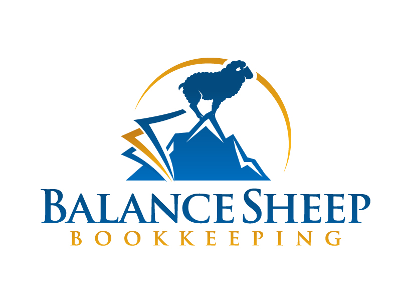 Balance Sheep Bookkeeping logo design by jaize