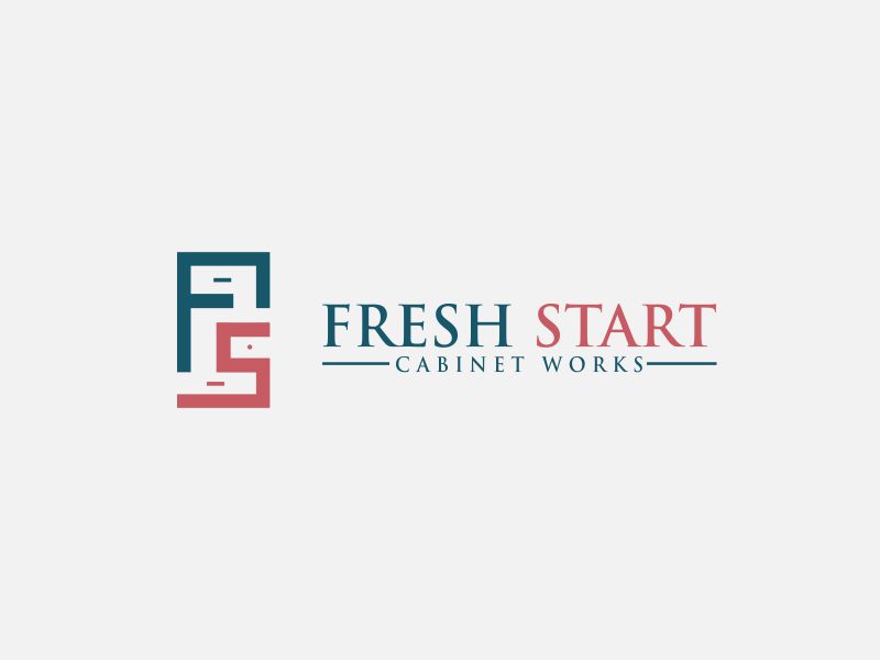 Fresh Start Cabinet Works logo design by ian69