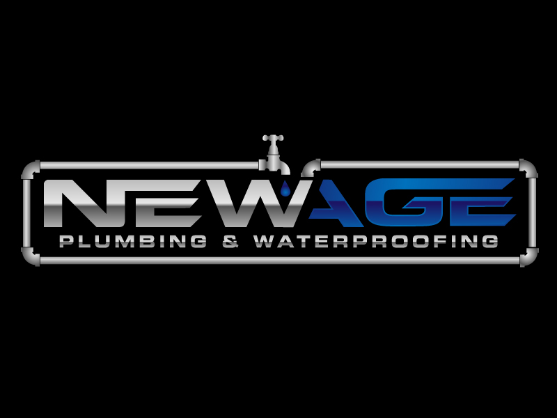 New Age Plumbing & Waterproofing logo design by gearfx
