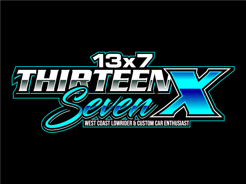 13x7 or Thirteen x Seven logo design by Gilate