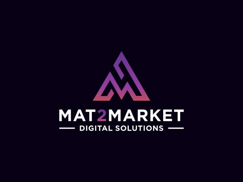 Mat2Market Digital Solutions logo design by IM.ART