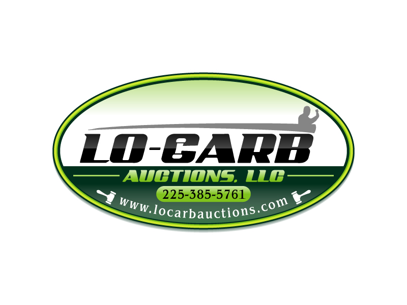 LO-CARB Auctions, LLC logo design by Koushik