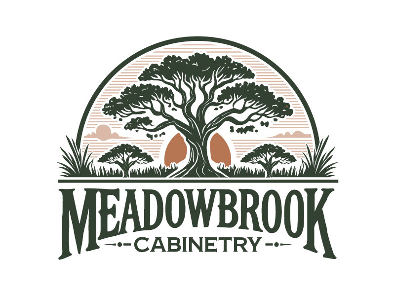 Meadowbrook cabinetry. logo design by Rahul Biswas