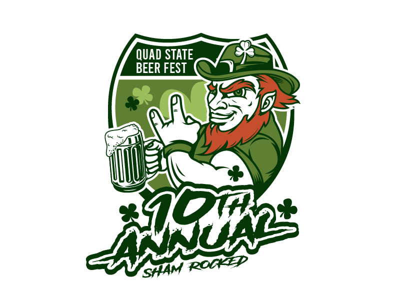 10th Annual Quad State Beer Fest Logo logo design by DreamLogoDesign