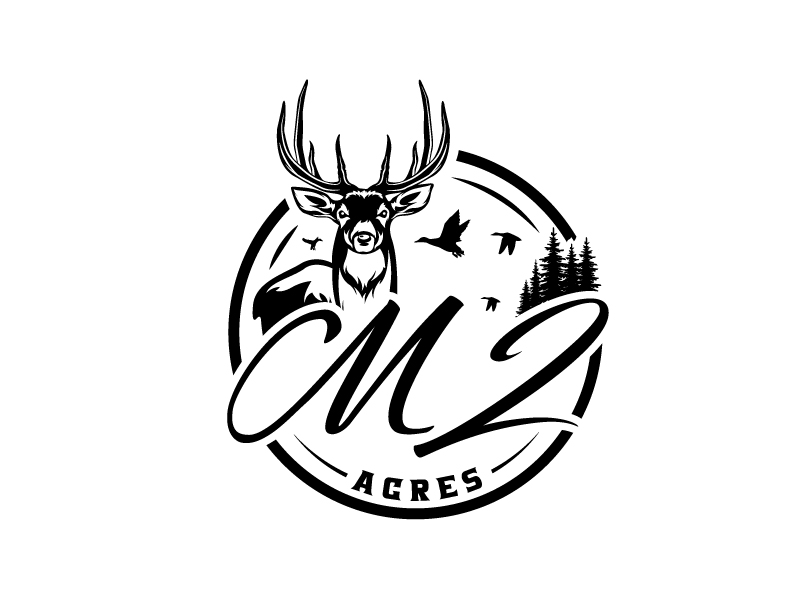 M 2 Acres logo design by Ishika Halder
